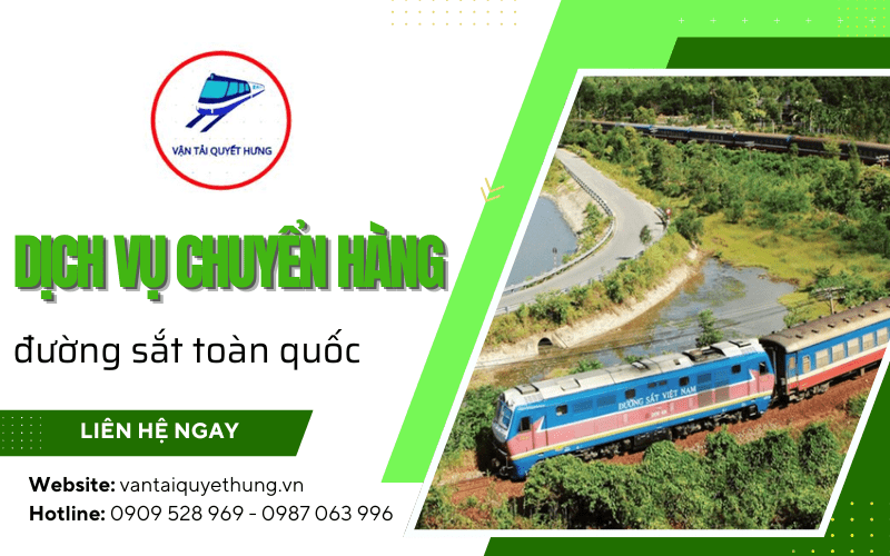 Dịch vụ chuyển hàng đường sắt toàn quốc