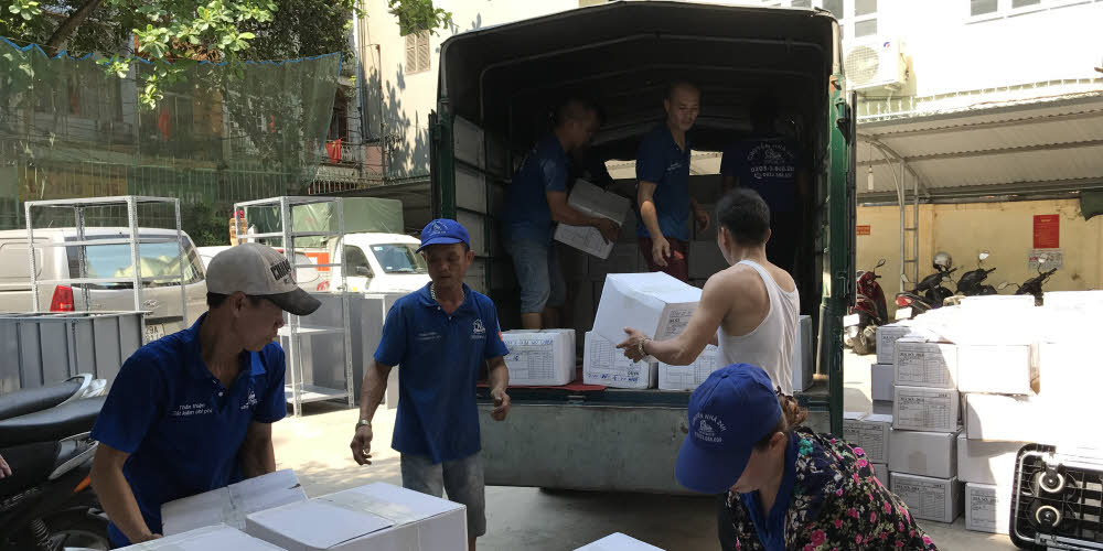 Vận chuyển hàng từ hà nội vào sài gòn