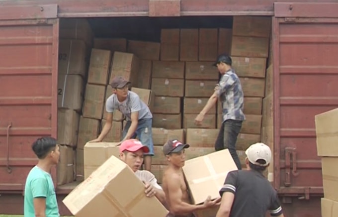 vận chuyển hàng bằng tàu hỏa bắc nam